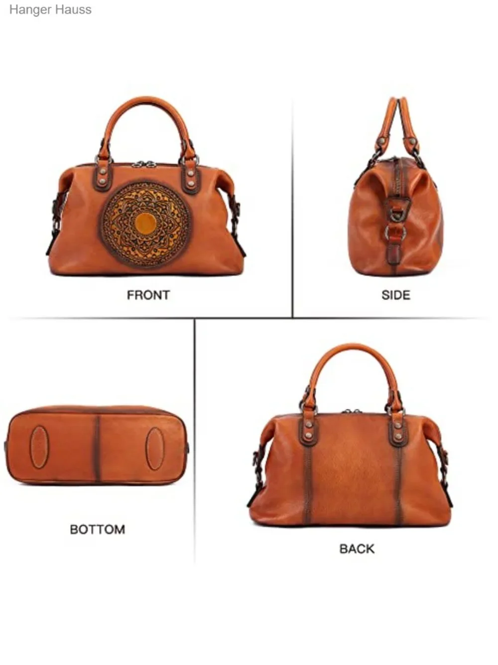 Genuine Leather Women's Handbag Tote Crossbody Satchel Purse